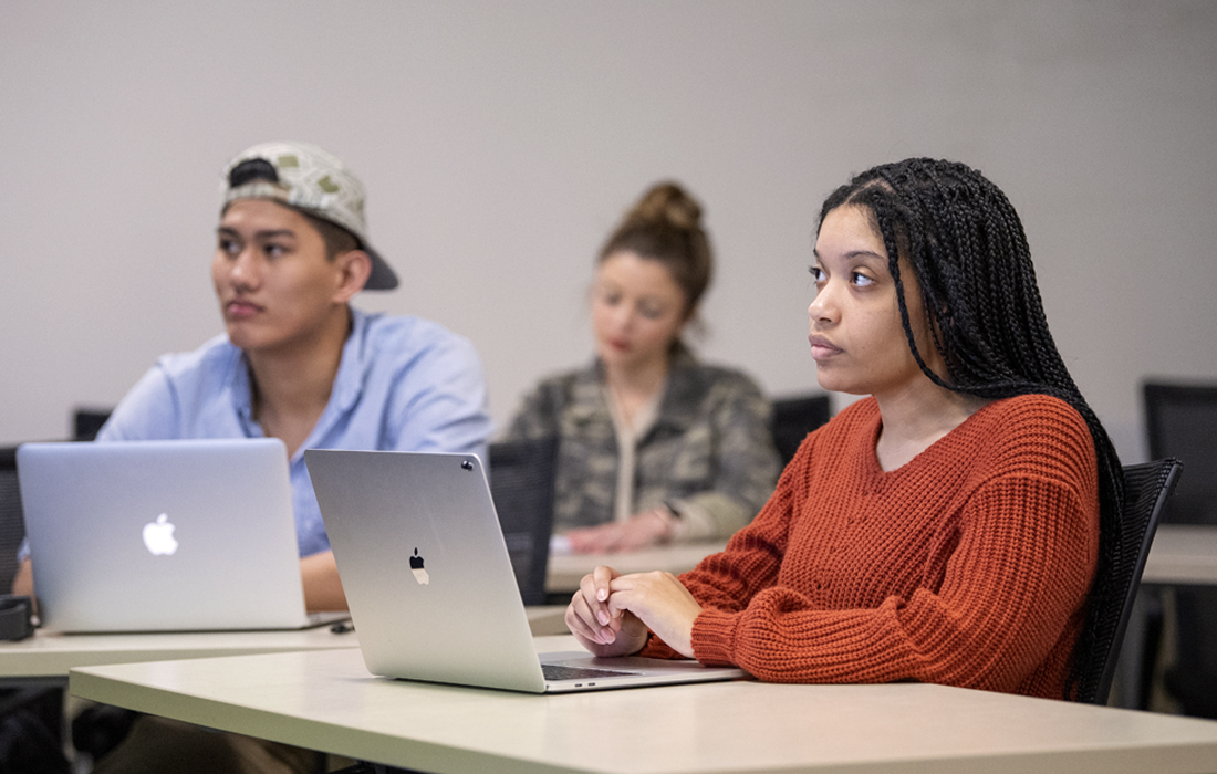 TCU students in classroom