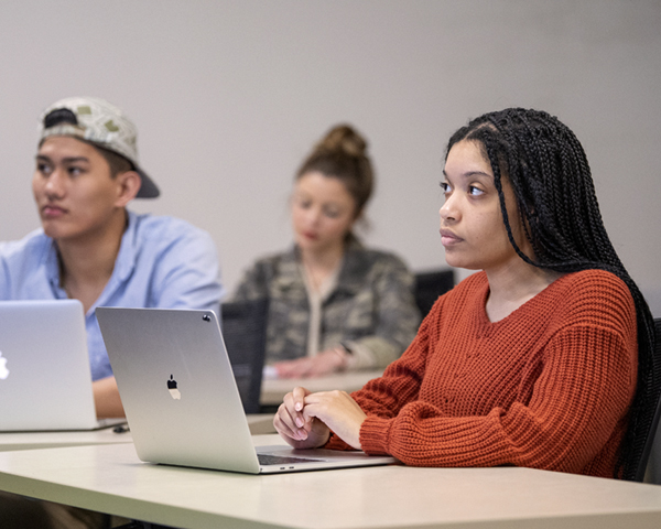 TCU students in classroom