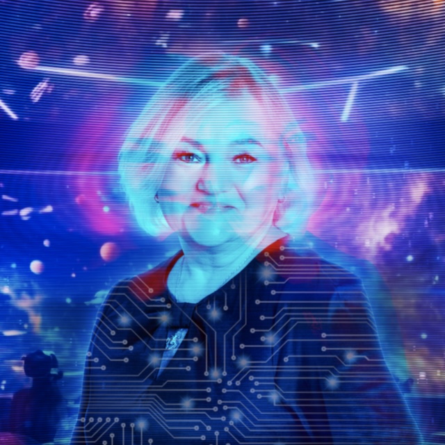 AI-generated illustration of professor Beata Jones