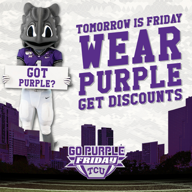 Go Purple Friday is Back!
