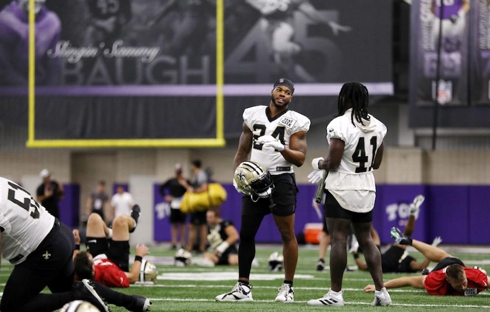 Look: Photos of New Orleans Saints practice at TCU Horned Frogs campus